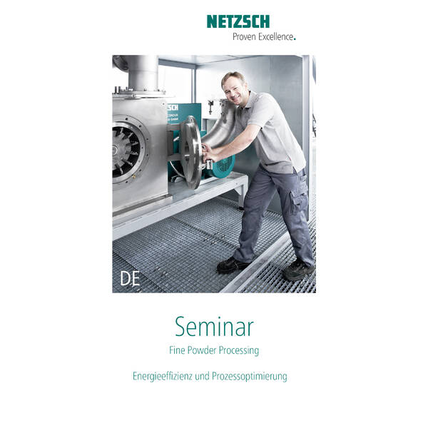 NETZSCH Fine Powder Processing Seminar