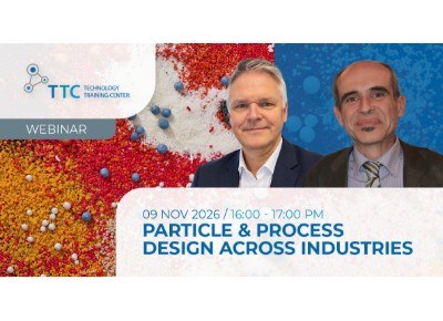 TTC webinar "Particle and Process Design across Industries"