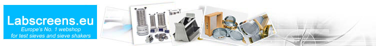 New webshop for test sieves and sieve shakers Vermeulen Ingenieursbureau starts labscreens.eu