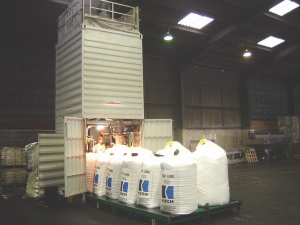 First container big bag unit delivered to United Kingdom 