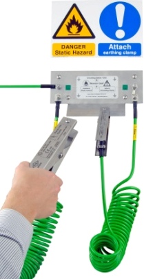Grounding Station for Static Grounding Clamps 