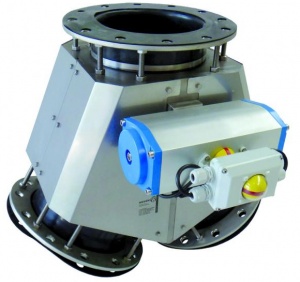 Roweflex 2-way diverter valve The flexible solution for problematic bulk goods