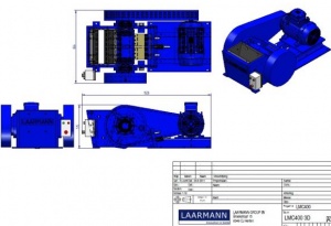 Laarmann jaw crusher LMC400 at Powtech 2011 Laarmanns new, modular jaw crusher system