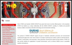 Durag New website industrial heating