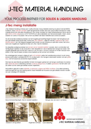 Multifunctional mixing installation by J-Tec Material Handling 
