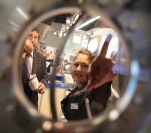 Smiling faces everywhere POWTECH remains Number 1 in the international powder and bulk solids processing industry