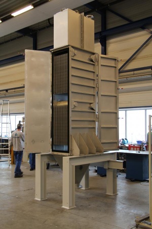 Dimple-t delivers a polymer cooler to German company Cooler for TPU`s (thermoplastic polyurethanes)