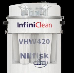InfiniClean - endless filtration system for your industrial vacuum Save time! InfiniClean does not need your touch, nor an extra power source to clean your vacuum filt