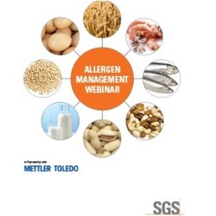 SGS and Mettler-Toledo organise Live Webinar Allergen in Food industry
