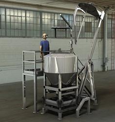 Cleaning containers without liquids CSM 1500 of Jongerius makes this possible