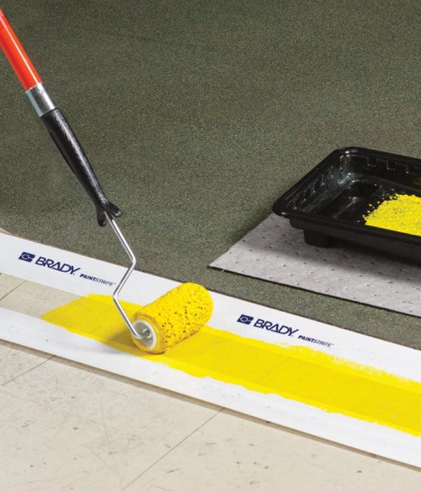 Fast and easy floor marking with PaintStripe 