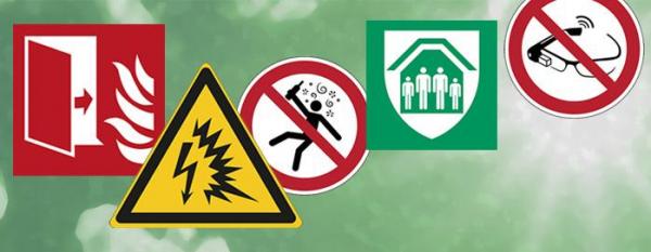10 new ISO 7010 safety signs on durable materials As published by the International Standardisation Organisation (ISO)