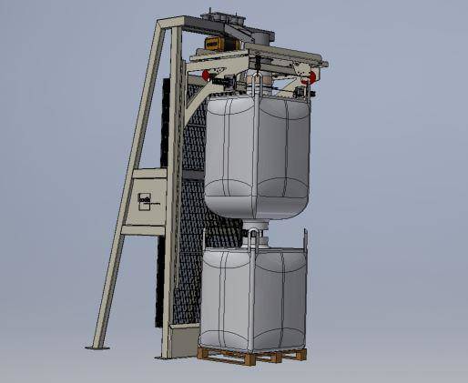Poeth Big-Bag Filler & Z-Conveyor Packing Malt for Brewery industry