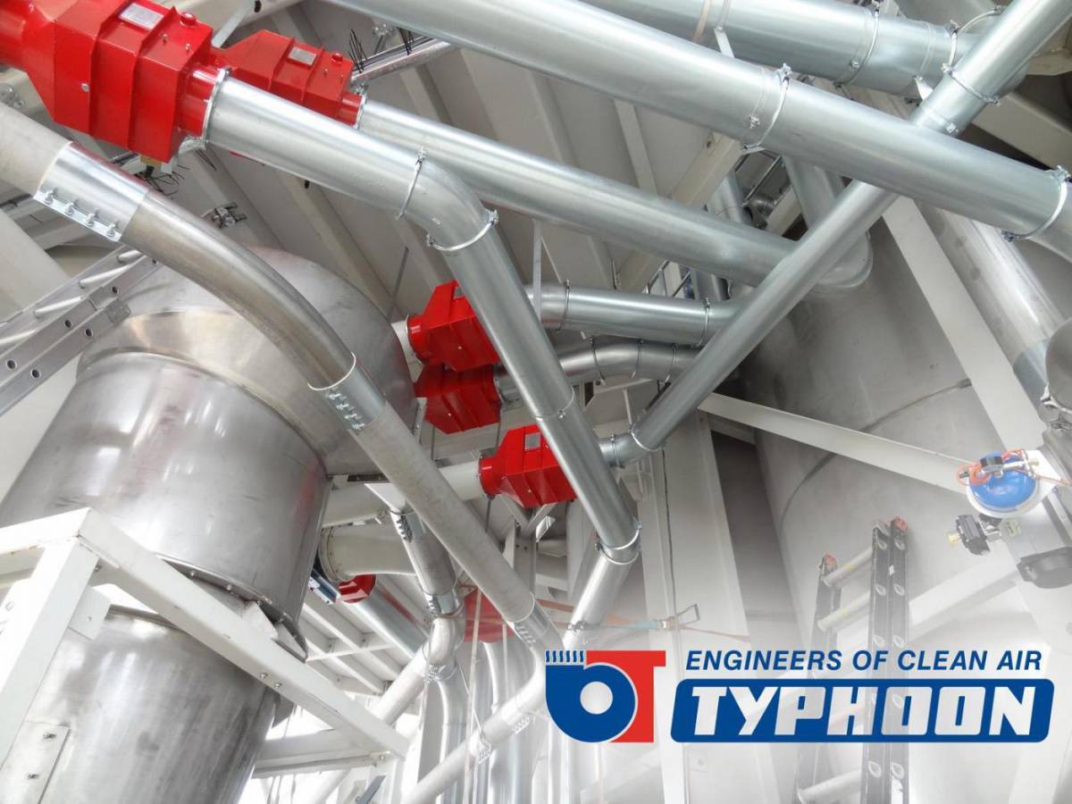 Storage, packaging and bulk loading of bakery raw materials Typhoon offers total solutions