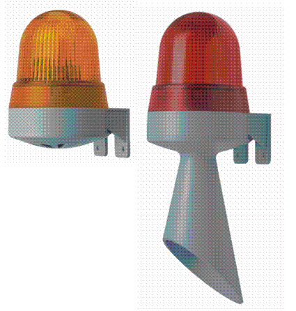 Optical - Audible Signal Combinations  with Horn and Multi-tone Siren