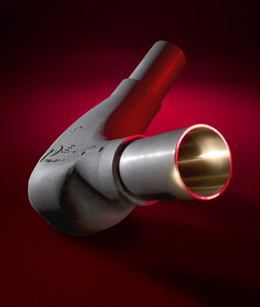 New Pipe Elbow-the Pellbow To avoid streamers and for abrassive products