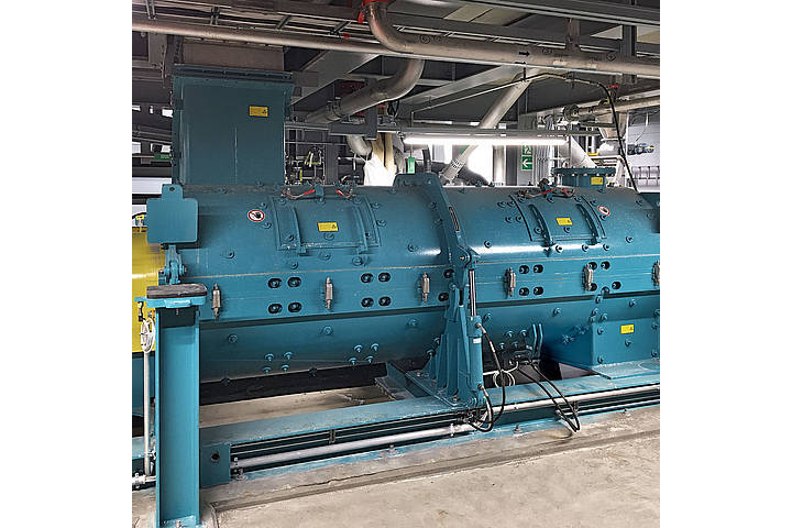 Lödige KM 4200 DW continuous mixer with open-top drum section An original concept, now also in use in Europe’s largest gold mine