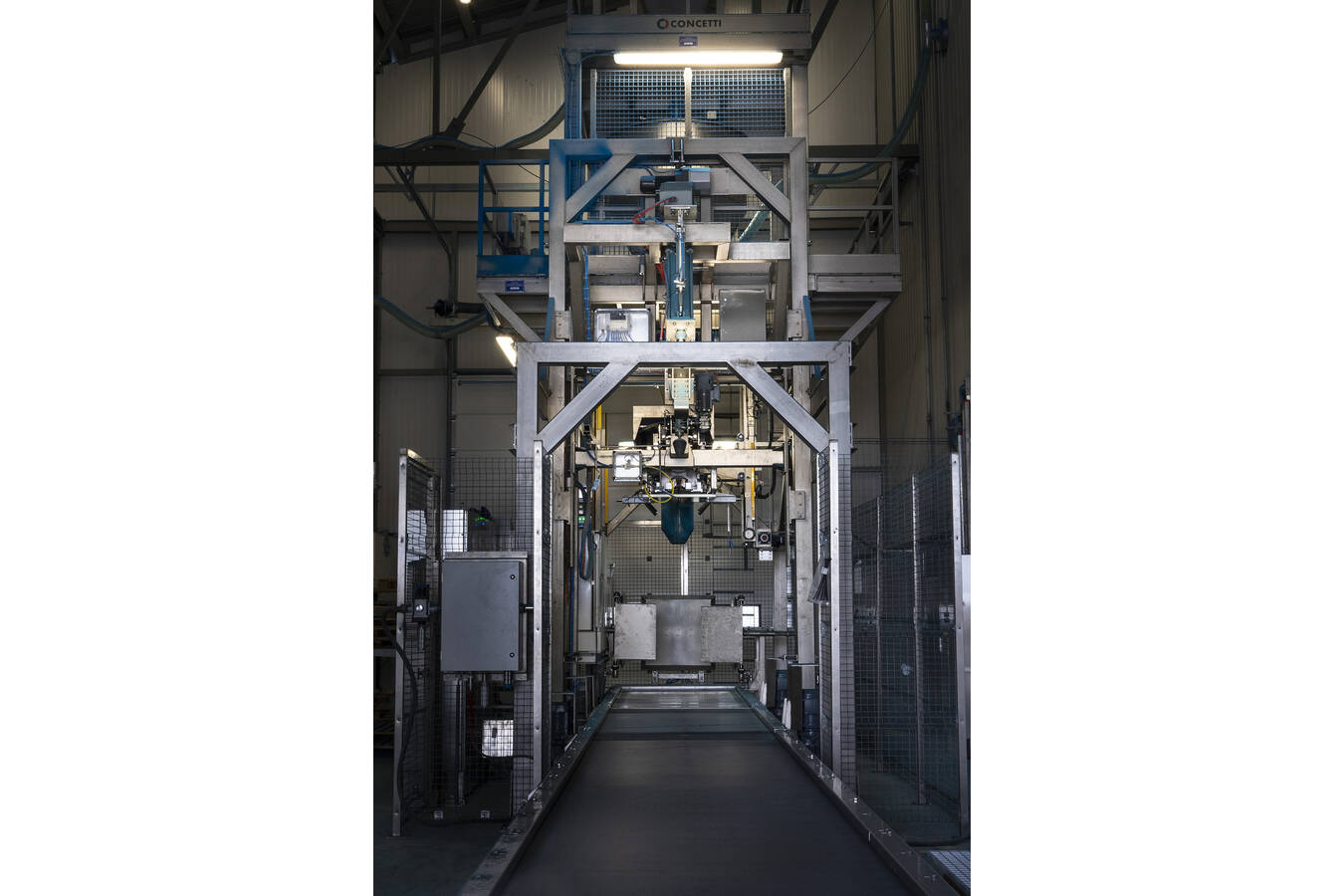 Superfast big-bag filling installation 180 big-bags/hour filling speed