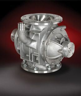 New Pelletvalve in Stainless Steel For pressure range from 1 to 3.5 bar, with new inlet design