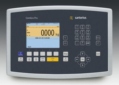 Weighing, Counting, Checkweighing, Dosing, Batching... Sartorius Combics Pro Weighing Terminal