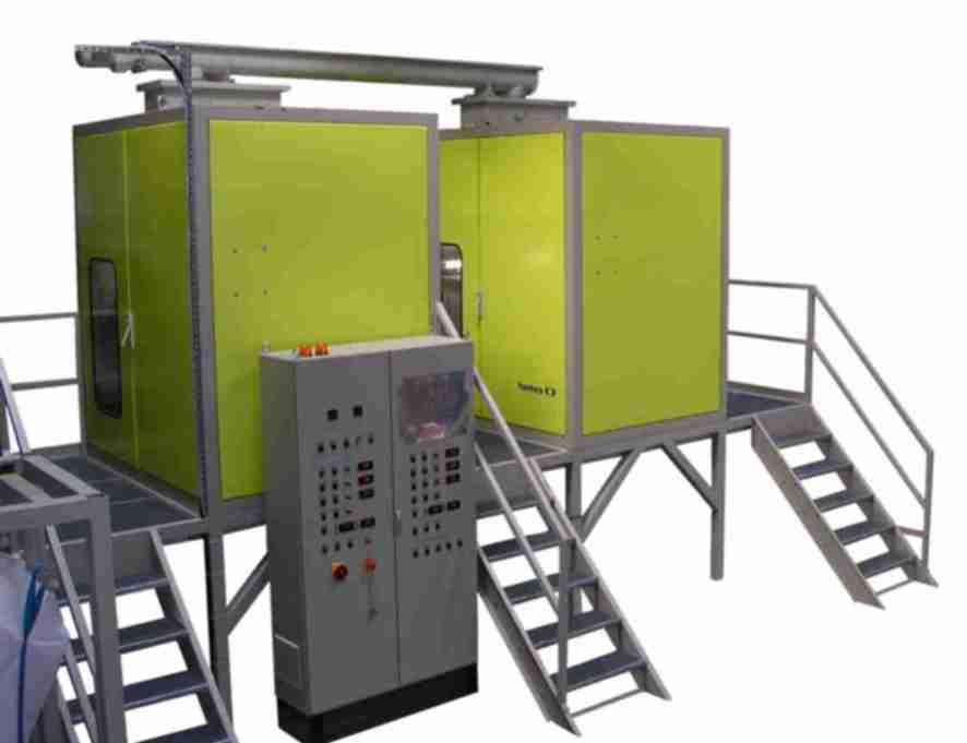 PVC-free PET flakes Electrostatic Separator separates PVC Contamination