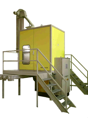 Separation of contamination from ground PVC window material hamos recycling equipment enables very high PVC purity