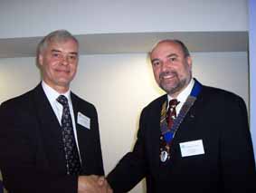 The Filtration Society appoints new chairman After two years in the chair, Graham Rideal hands over to Lloyd Holiday