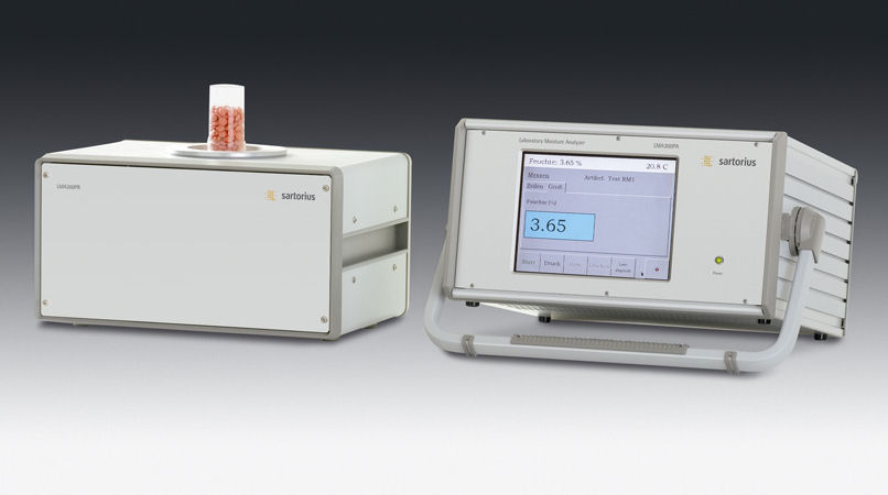Moisture Analysis within a Fraction of a Second Sartorius LMA300P