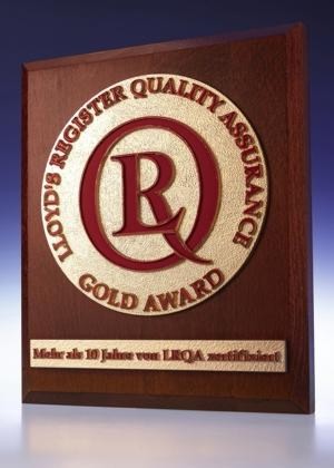 Gold Award for KMPT A decade of quality management