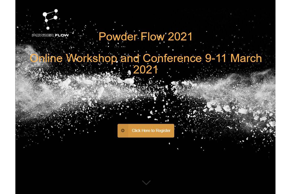 Presentation Wolfson Centre at Powder Flow 2021 The Wolfson Centre for Bulk Solids Handling Technology will be presenting a paper at Powder Flow 2021.  And have a `remote` stand to be able to answer your questions