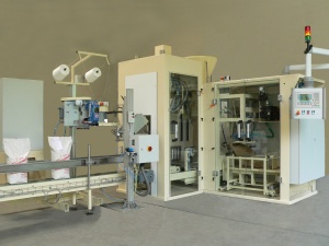 Fully automatic filling system for open bags, TYPE VSF Dust free filling no longer a problem!