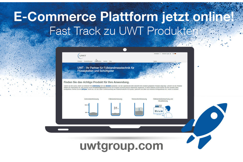 New e-commerce platform of UWT products The new platform brings great new features and will make finding and configuring a UWT product a breeze.
