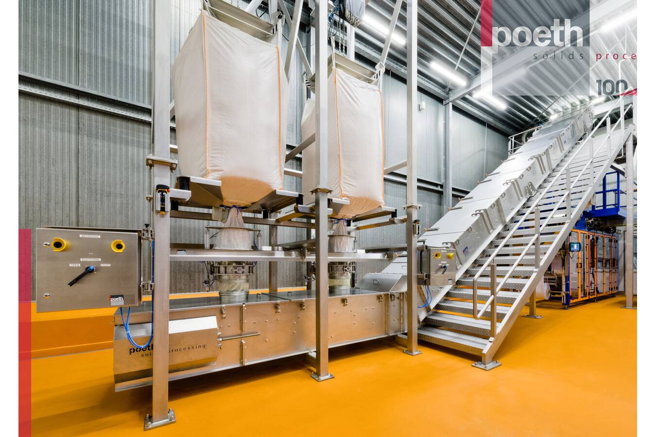 Poeth Z-belt Conveyor very suitable for sensitive products Driessen Food Extrusion is very satisfied with the Poeth Z-belt Conveyor, used for sensitive, abrasive products in the new Food Extrusion filling line.