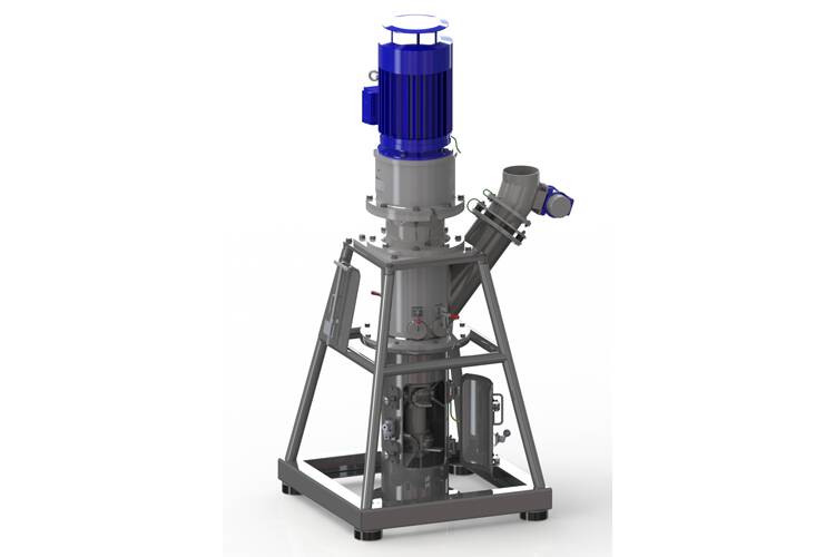 Vertical continuous mixer for dry powders redesigned The Schugimix continuous mixer has been redesigned to be able to mix challenging powders such as activated carbon, at relatively low costs.