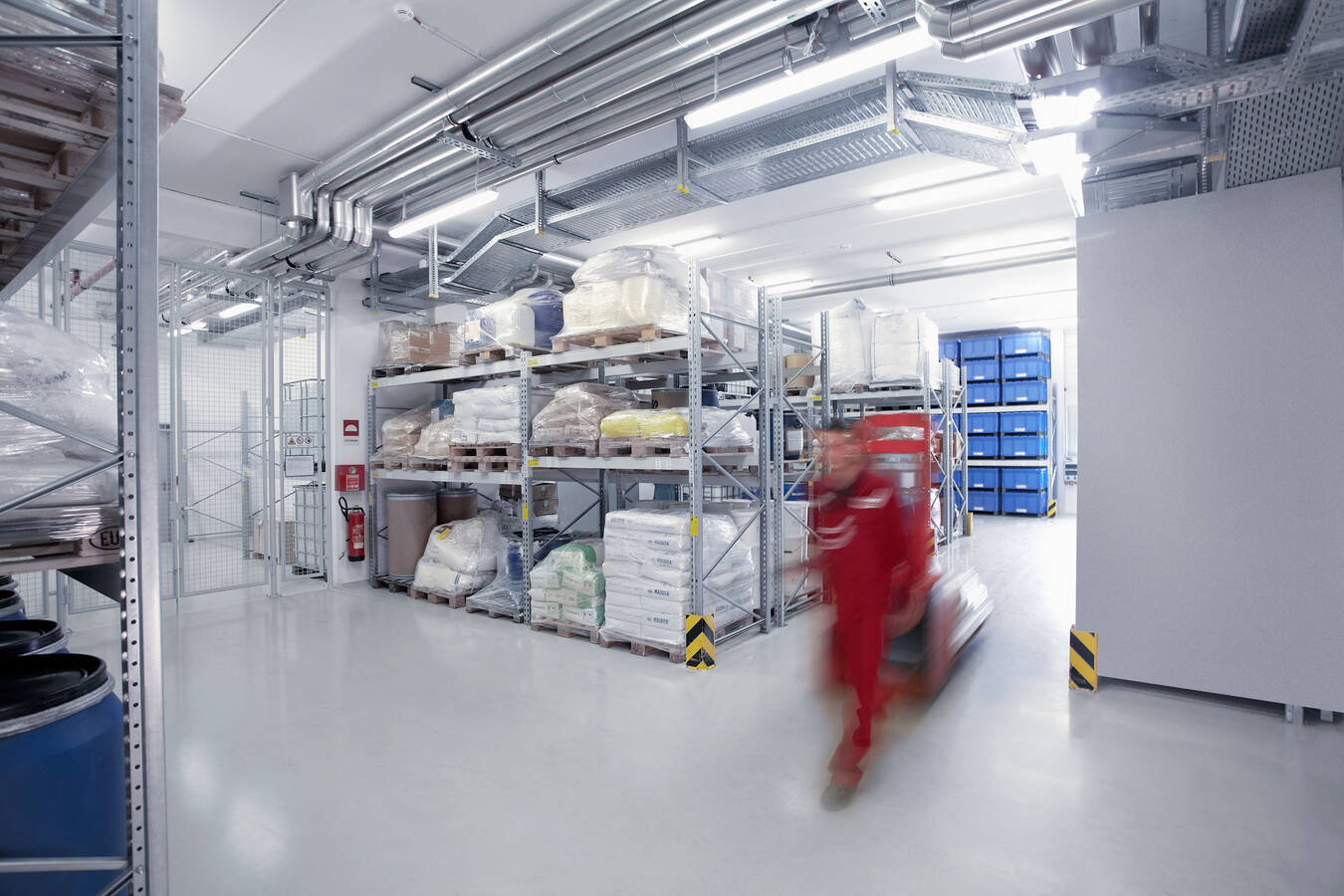 Figure3: Logistics and storage form part of contract manufacturing facilities in the Glatt Technology Centre Weimar, Germany.