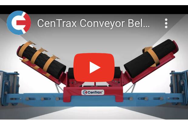 CenTrax belt trackers with unique swivel bearing The perfectly sealed swivel bearing, wear-resistant diamond profiled rollers and a sophisticated design make that the CenTrax belt alignment system remains operational under all conditions.   