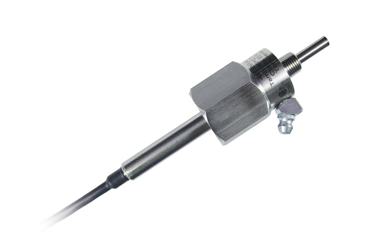 4B Milli-Temp 4-20 mA Bearing Temperature Sensor (EX) A loop powered analogue sensor with 4-20 mA linear output that is scaled across a temperature range for continuous bearing and surface temperature monitoring.