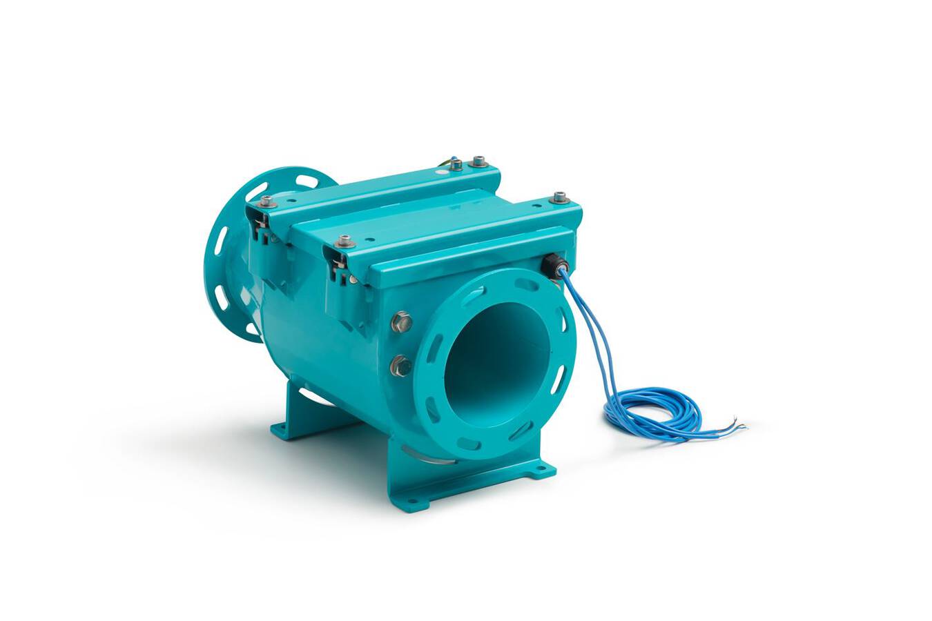 Explosion decoupling with the Q-Flap RX explosion isolation flap Decoupling is absolutely essential for holistic explosion protection. The Q-Flap RX provides effective and economical explosion isolation of plant components.
