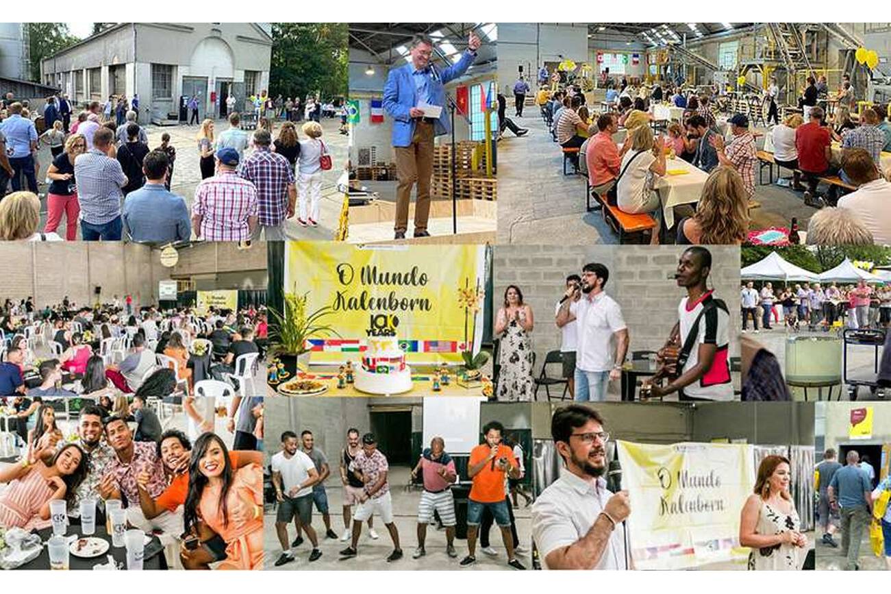 Kalenborn Germany and Brazil celebrates 100 years of Kalenborn Kalenborn celebrated an anniversary party in Vettelschoß, Germany and in Vespasiano/MG, Brazil for employees with their families and other guests.