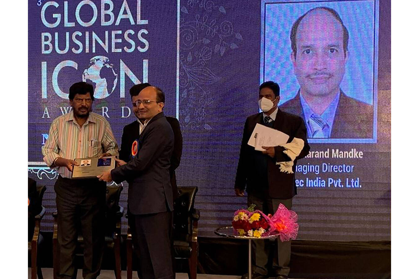Sesotec India receives Global Business Icon Award 2021 