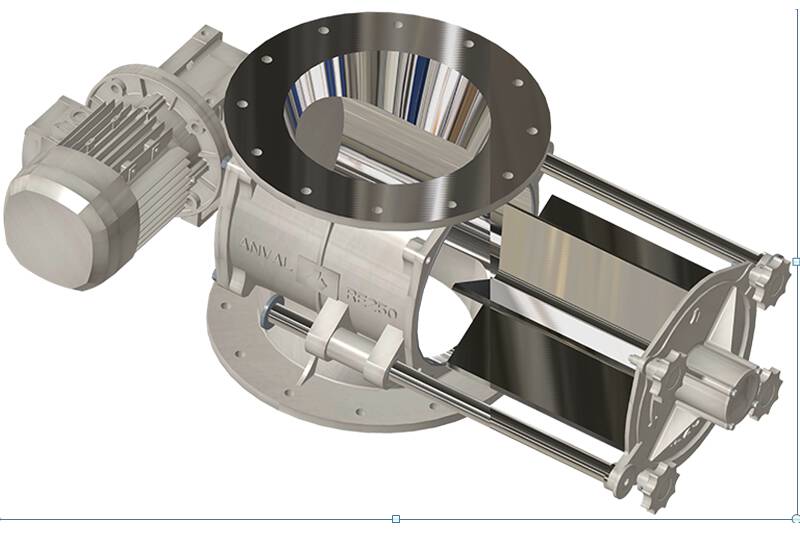 Easy clean rotary airlock valves for hygienic dairy applications Tool-Less Quick & Easy Clean Rotary Valves airlock for dairy applications where frequent & quick cleaning of valve internals is necessary. 
