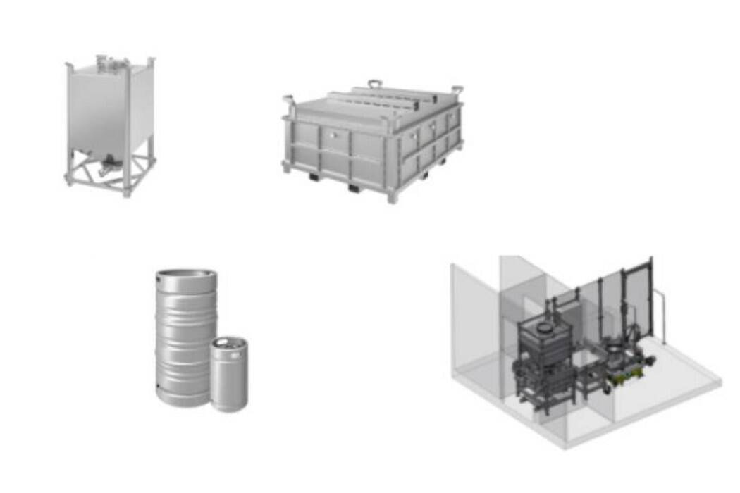 Thielmann offers a wide range of container volumes