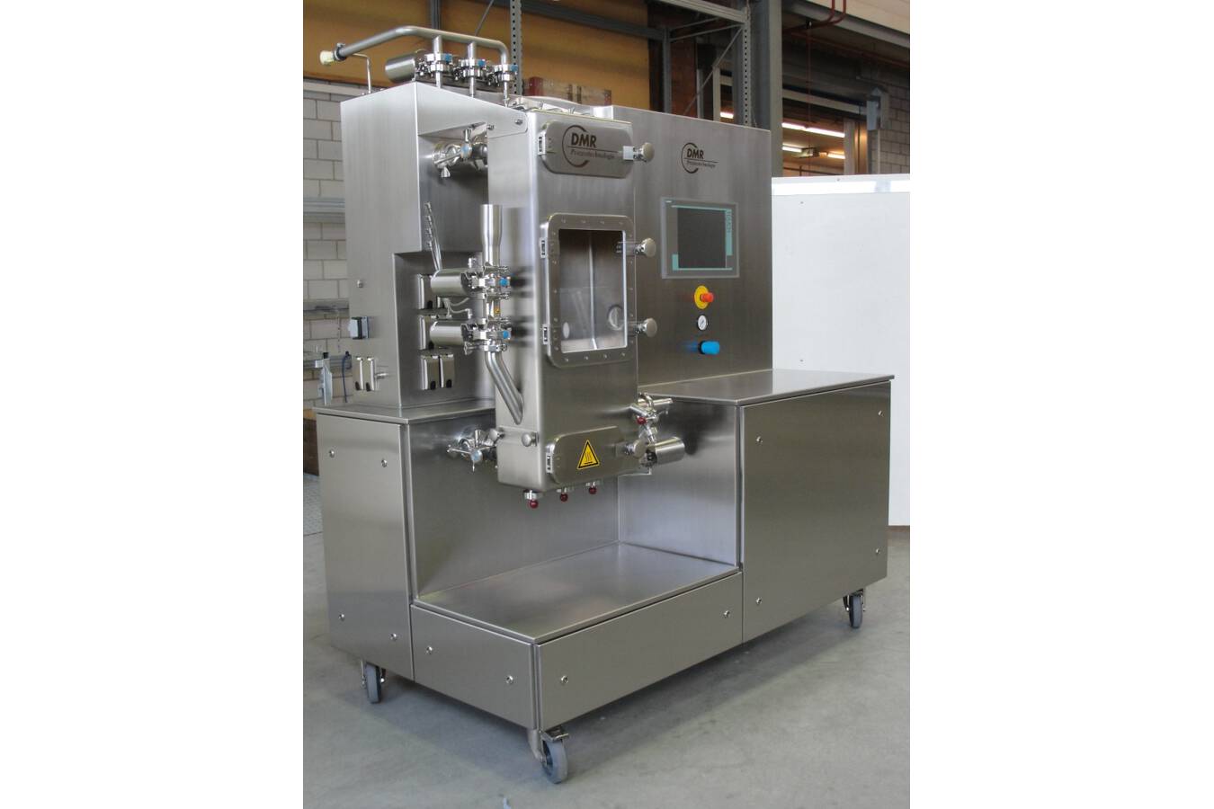 WFP-Koni: the most compact fluidised bed pilot plant The WFP-Koni is the smallest continuous fluid bed processor, for the following processes: drying, spray drying, spray granulation, agglomeration and coating.