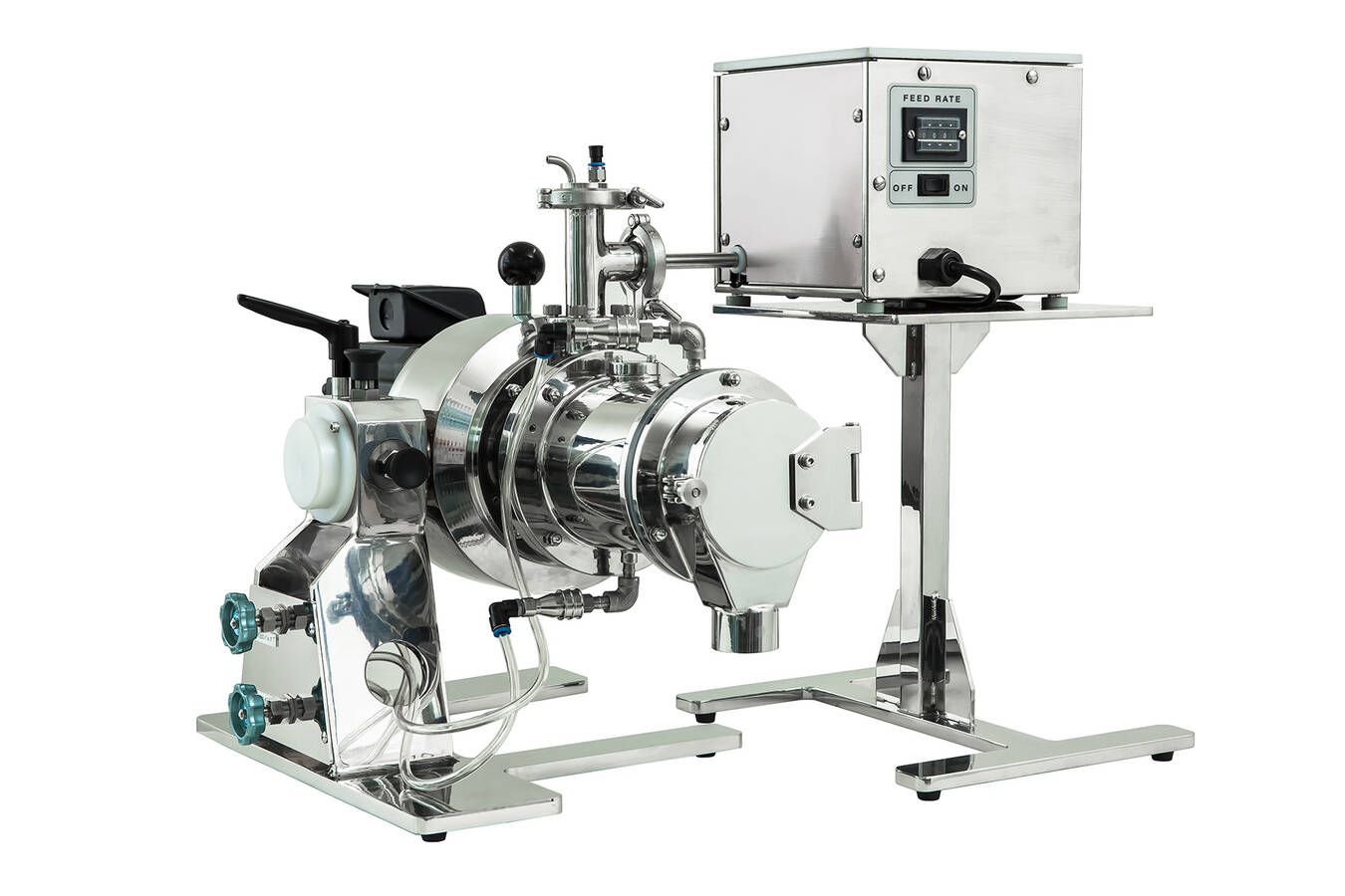 Laboratory-size Agitator Bead Mills for finest Dry-Grinding NETZSCH SpheRho® lab mill: highest fineness and an optimum degree of efficiency. For the development of new products, process optimization and sample production.
