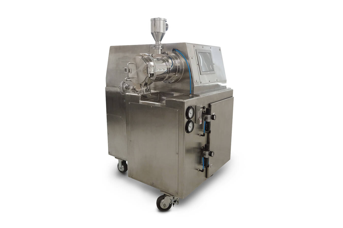 Laboratorysize Agitator Bead Mills for finest DryGrinding