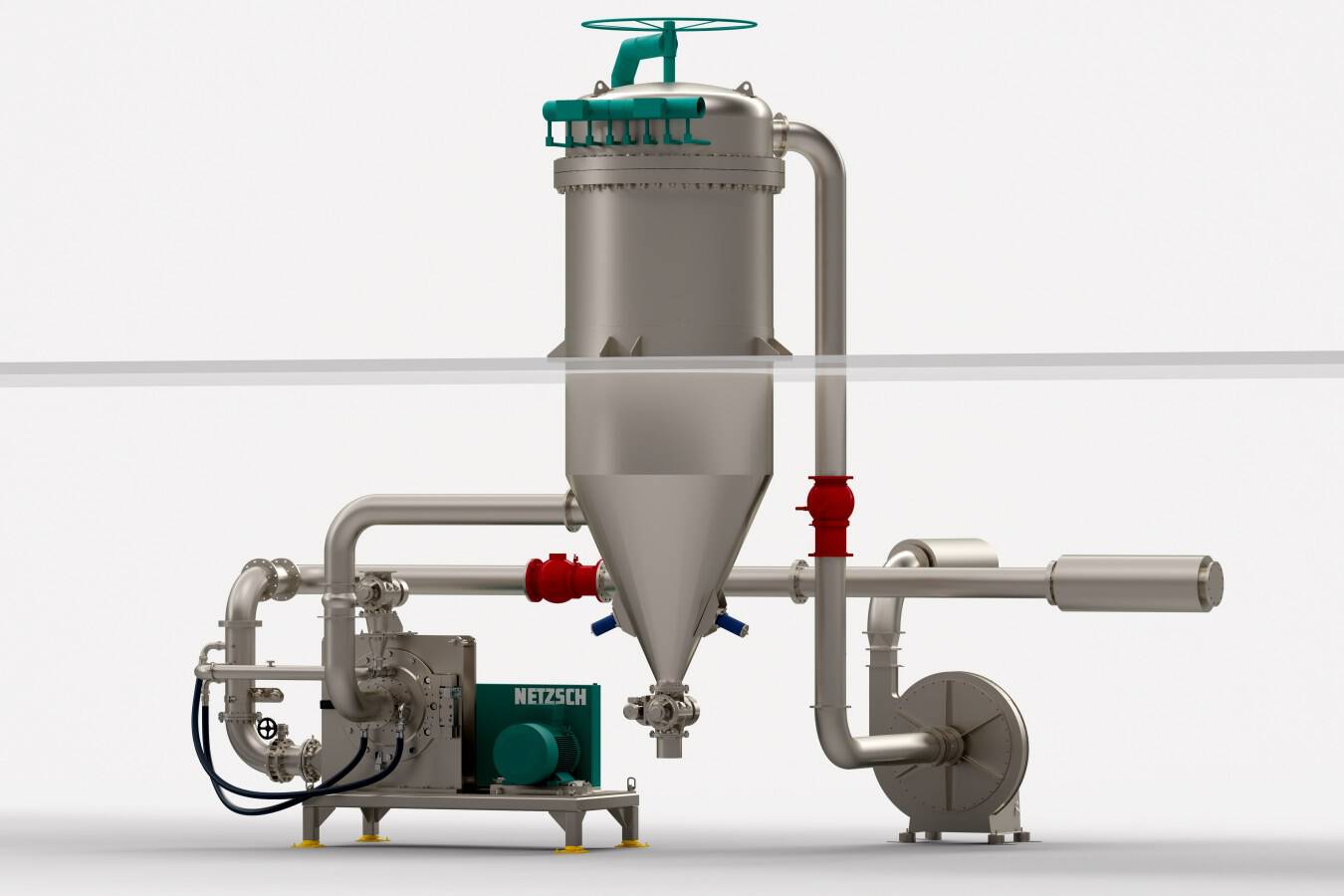 Condux impact mill: new development for a proven system NETZSCH equips the Condux impact mill with a dynamic air classifier