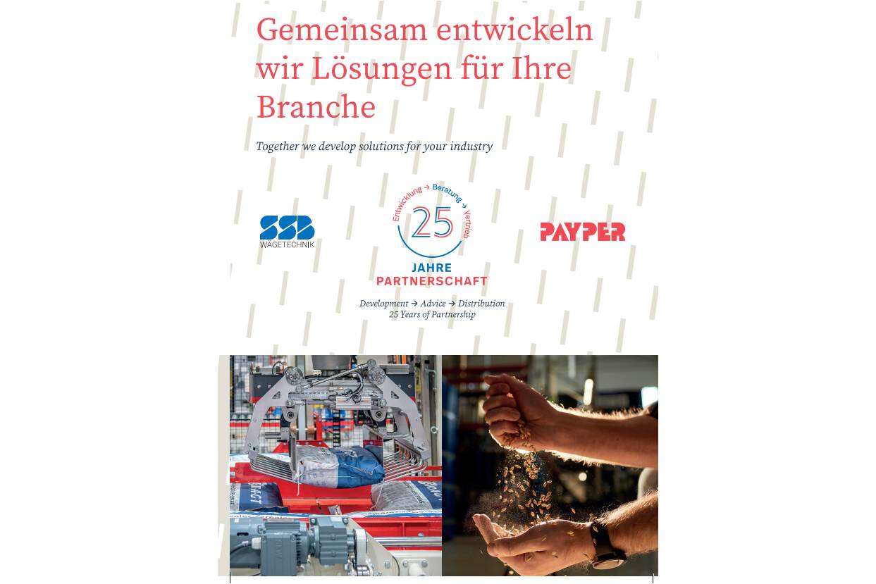 25 years of partnership between SSB and Payper Together we develop solutions for your industry.