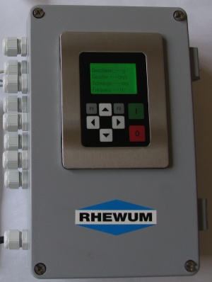 RHEWUM ScreenGuard for monitoring of vibrating machines 