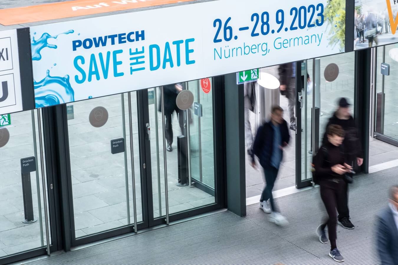 POWTECH 2023: A flying start with new themes and technologies POWTECH is getting off to a flying start. The Leading International Processing Trade Fair will take place in Nuremberg from 26 to 28 September 2023 – almost exactly a year after POWTECH 2022.