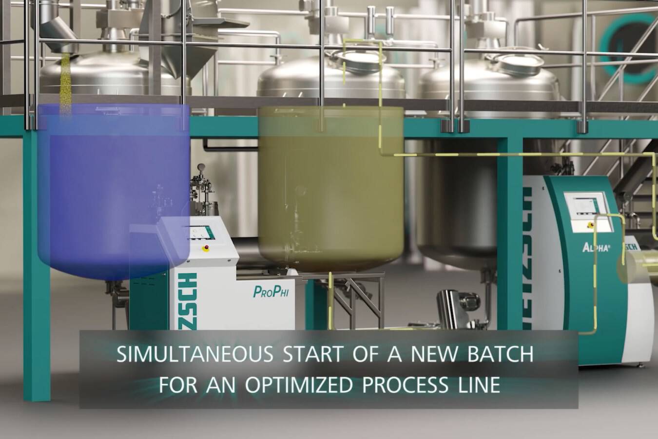 NETZSCH ProPhi Pre-grinding Unit Increase product capacity, save energy, shorten production time and ensure reproducibility - all this is possible with the new ProPhi pre-grinding unit from NETZSCH.